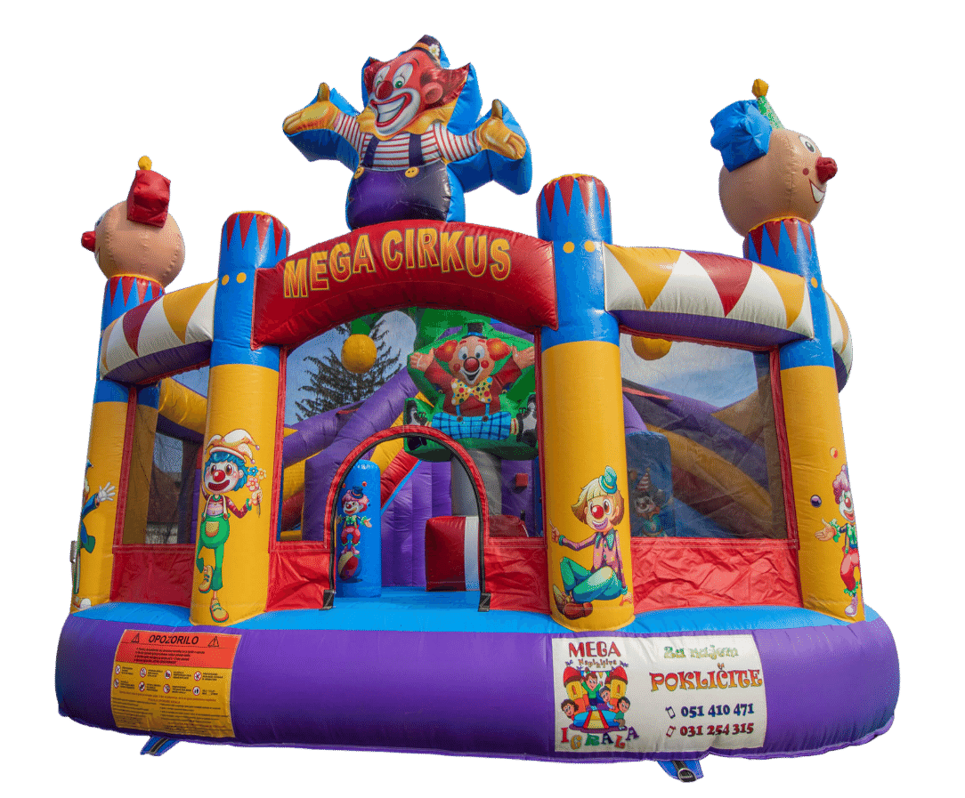 Mega napihljivo igralo Mega Cirkus 6